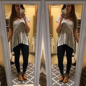 Sun and Shadow Long Length Tee